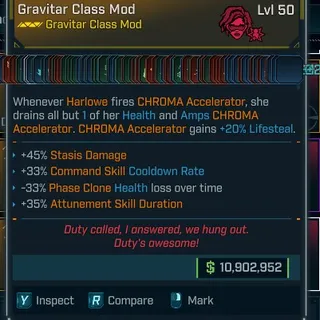 Borderlands 4 Harlowe Mod