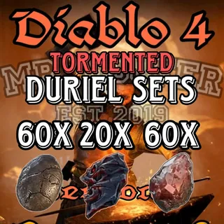 10x Tormented Duriel Sets