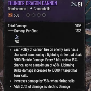 Thunder Dragon Cannon