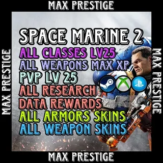 Space Marine 2 MEGA-PACK - Max Level & Unlocks