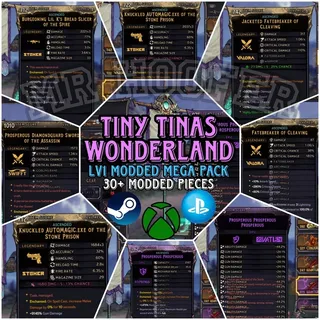 Tiny Tinas Lv1 Modded Mega Pack