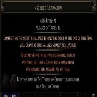 Inscribed Ultimatum T10