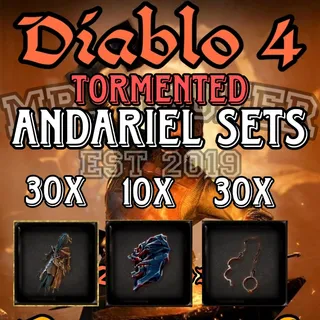 5x Tormented Andariel Sets