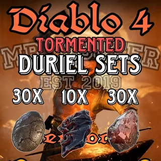 5x Tormented Duriel Sets