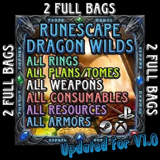 RuneScape DragonWilds - TWO BAGS -