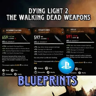 Dying Light 2 The Walking Dead Blueprints