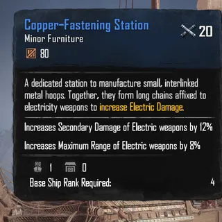 Copper Fastening Station