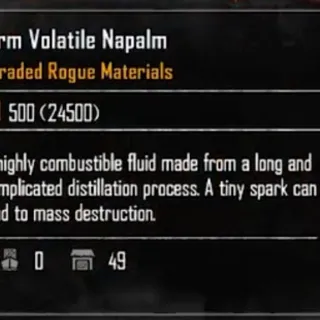 10x Wyrm Volatile Napalm
