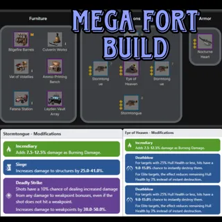 Mega Fort Build 1mil DPS