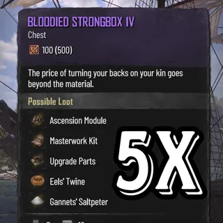 Bloodied Strongbox IV 5x