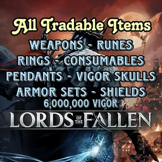  Lords Of The Fallen In Game Items