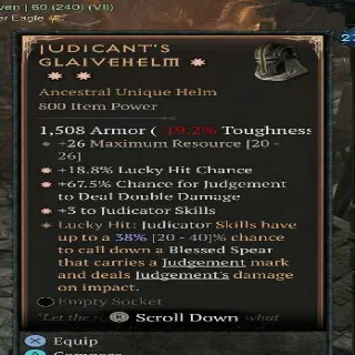 Judicants Glaivehelm 3GA