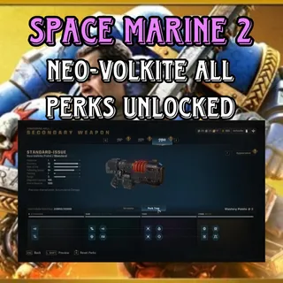 Neo-VolKite Pistol All Perks