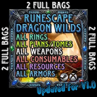 RuneScape DragonWilds - TWO BAGS -
