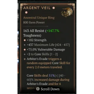 ARGENT VEIL 2GA