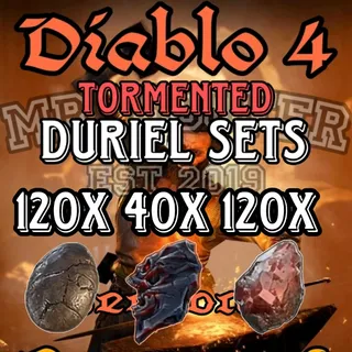 20x Tormented Duriel Sets