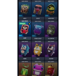 ALL SPRITES FORTNITE
