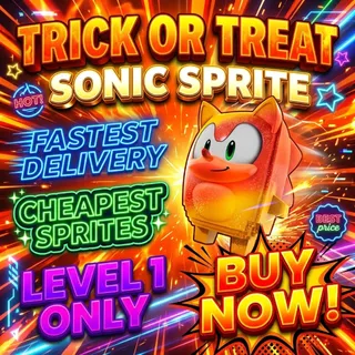 TRICK OR TREAT SONIC SPRITE LEVEL 1 