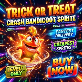 TRICK OR TREAT CRASH BANDICOOT SPRITE LEVEL 1 