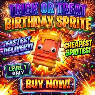TRICK  OR TREAT BIRTHDAY SPRITE LEVEL 1