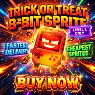 TRICK OR TREAT 8-BIT SPRITE LEVEL 1 