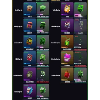 18 NEW SPRITE FORTNITE