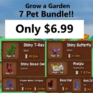 Grow a Garden Bundle (7 pets)