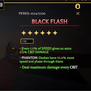 (+10) BLACK FLASH AOTR