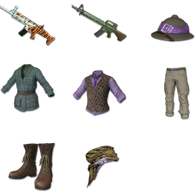 Pubg Jungle Pilot Set Crate Playerunknown S Battlegrounds Game Items Gameflip