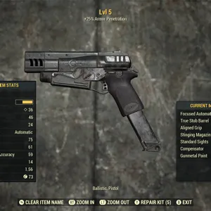 LEGACY LVL 5 PISTOL