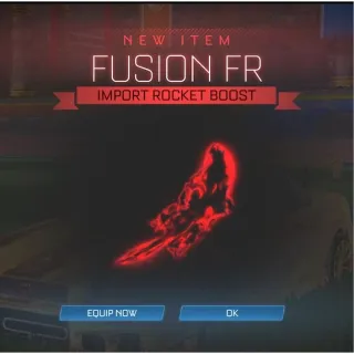 Rocket League Fusion FR Boost Code