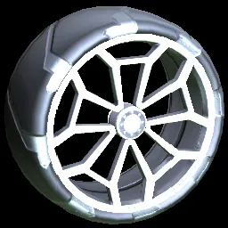 ROCKET LEAGUE TITANIUM WHITE AERO MAGE WHEELS + SKY BLUE BIG SPLASH + EXOTIC DROP CODE