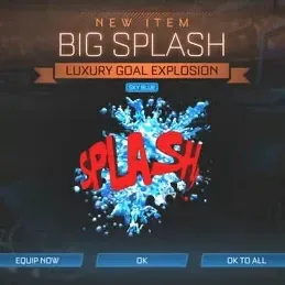 Rocket League Titanium White Aero Mage + Sky Blue Big Splash + Exotic Drop Code 