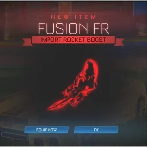 Rocket League Fusion FR Boost Code