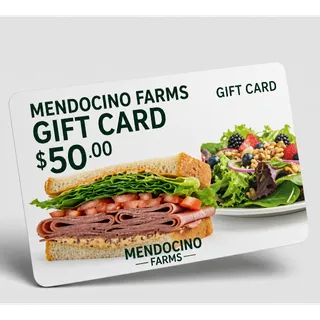 $50.00 MENDOCINO FARMS GIFT CARD