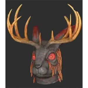 Glowing Jackalope Mask