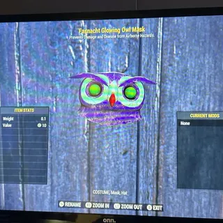 Fasnacht Glowing Owl