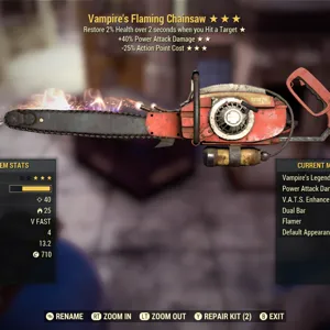 Weapon | V/40pa/25 Chainsaw