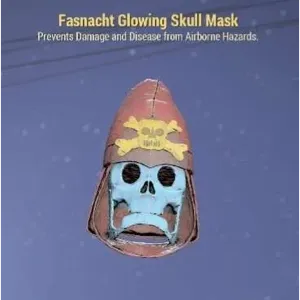 Fasnacht Glowing Skull