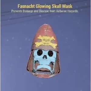 Fasnacht Glowing Skull