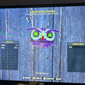 Fasnacht Glowing Owl