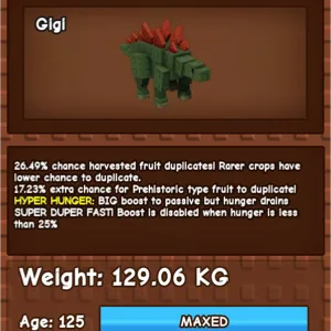 Titan Stegosaurus 129KG