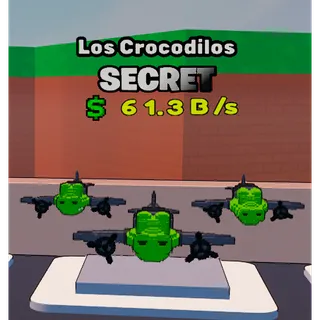 Los Crocodilos SECRET $ 61.3 B/s !! - Fortnite - Escape Tsunami for the Brainrots  