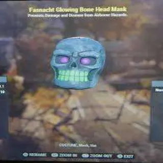 Glowing Bone Head