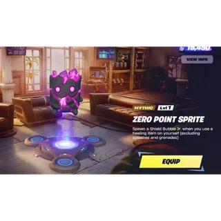 Zero point sprite