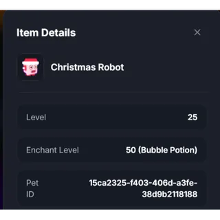 Christmas robot - OG BGS -Clean