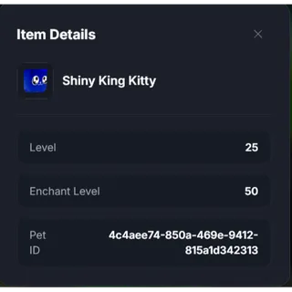 Shiny King Kitty- OG BGS - duped