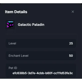 Galactic Paladin - OG BGS