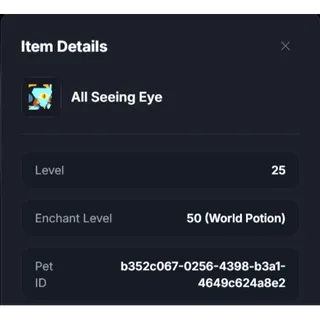 ALL seeing eye - OG BGS - clean