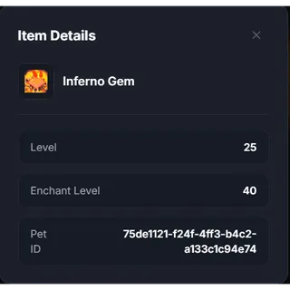 inferno Gem -  OG BGS - Clean